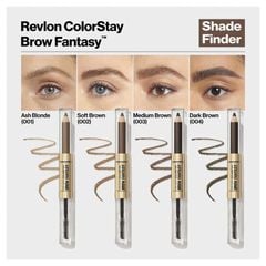 Revlon Colorstay Brow Fantasy Pencil & Gel Soft Brown