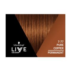 Schwarzkopf Live Colour Permanent 7.77 Đồng nguyên chất