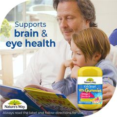 Kẹo dẻo Nature's Way Kids Smart Vita Gummies Omega-3 120 viên