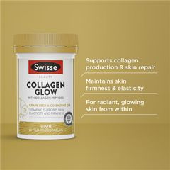 Swisse Beauty Collagen Glow Với Collagen Peptides 60 Viên