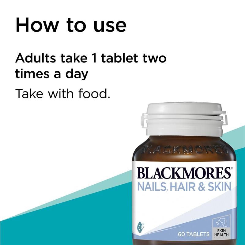 Blackmores Nails Làm Đẹp Da & Tóc Vitamin 60 Viên