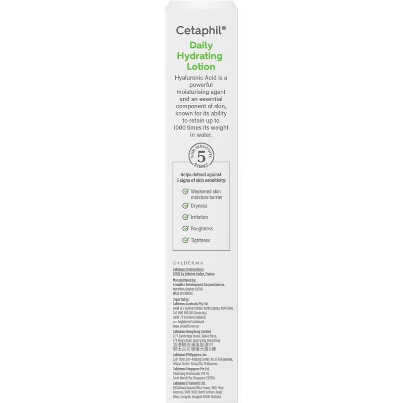 Sữa dưỡng ẩm hàng ngày Cetaphil Face Daily Hydrating Lotion với Hyaluronic Acid 88ml