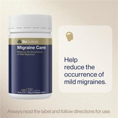 Viên uống hỗ trợ điều trị đau nửa đầu BioCeuticals 120 viên