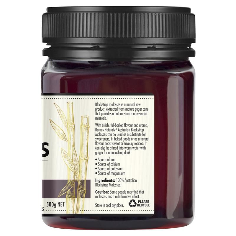 Mật đường đen Barnes Naturals Úc 500g