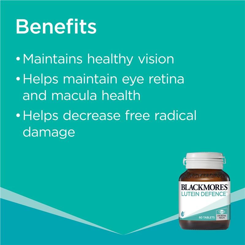 Blackmores Lutein Defense Chăm Sóc Mắt Vitamin 60 Viên