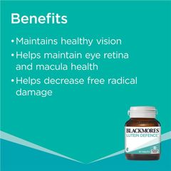 Blackmores Lutein Defense Chăm Sóc Mắt Vitamin 60 Viên