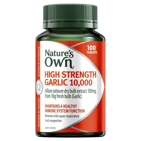 Tỏi Nature's Own High Strength 10.000 Hỗ Trợ Miễn Dịch - 100 Viên