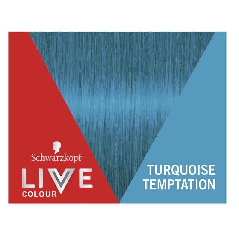 Schwarzkopf LIVE Colour Ultra Bright's Turquoise Temptation 75ml
