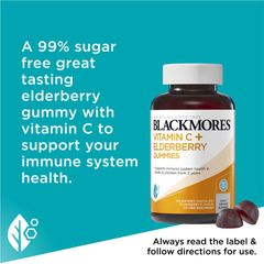 Kẹo dẻo Blackmores Vitamin C Elderberry 120 viên