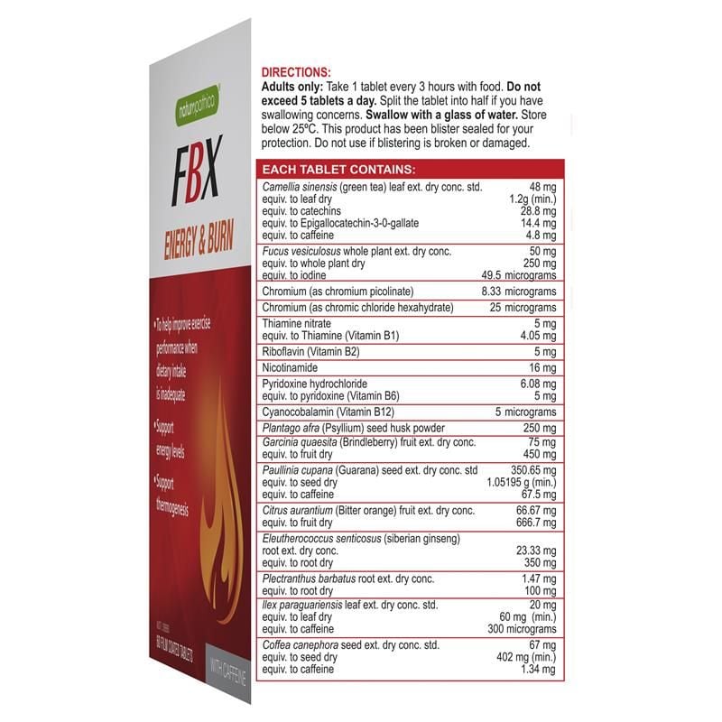 FBX Energy & Burn 60 viên