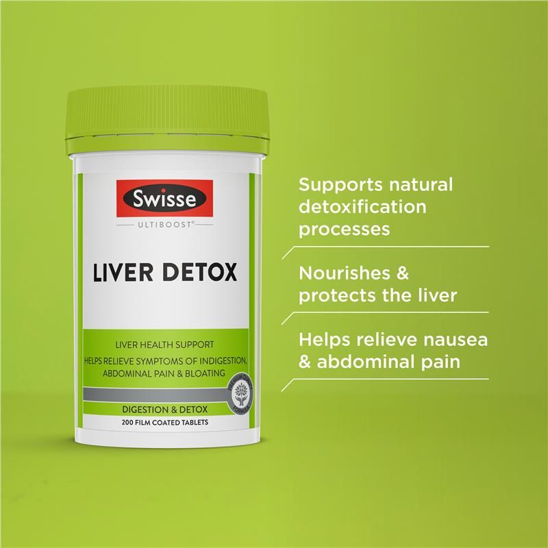 Viên uống giải độc gan Swisse Ultiboost 200 viên