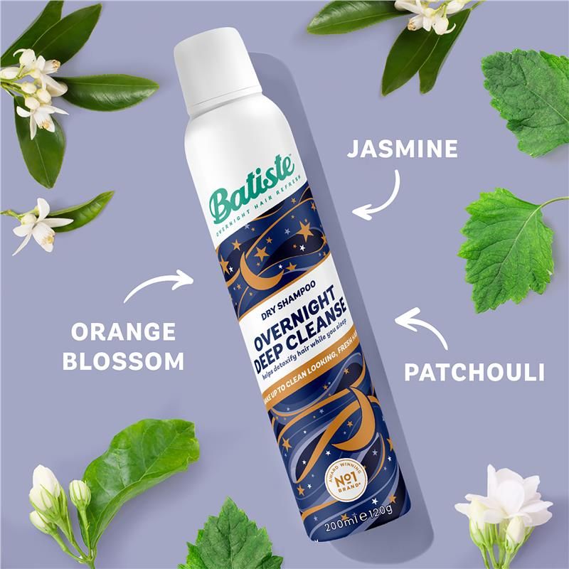 Sữa rửa mặt Batiste Overnight Deep Cleanse 200ml