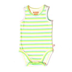 Bộ đồ liền thân Bambi Mini Co. Supersinglet cho bé gái họa tiết hoa tím và sọc kẹo 2 chiếc 0-3