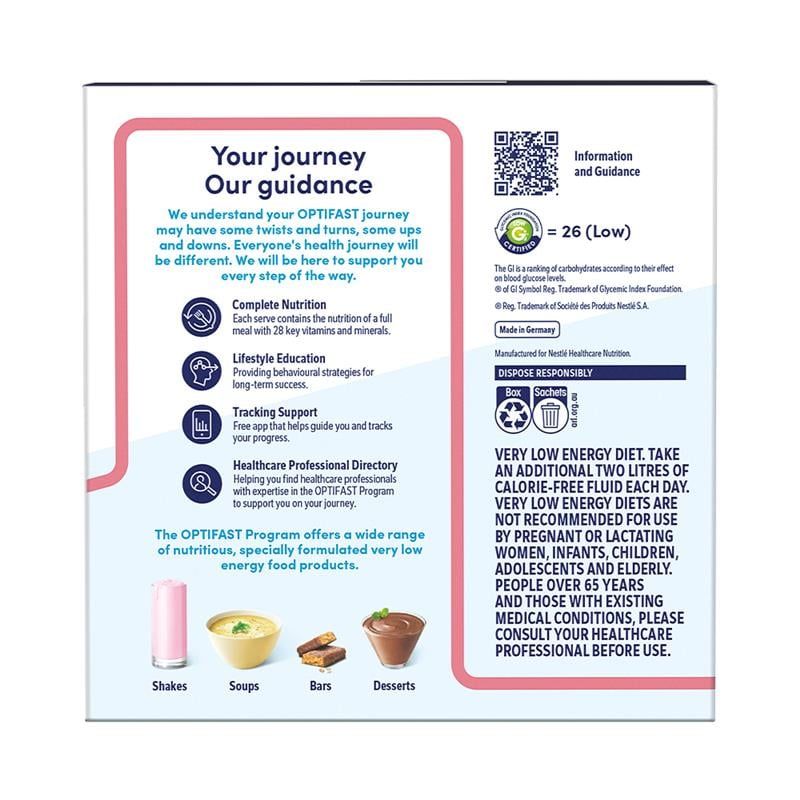 Optifast VLCD Shake Strawberry 12 x 53g MỚI