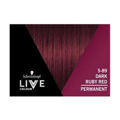 Schwarzkopf Live Colour Permanent 5.89 Đỏ Ruby Đậm