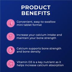 Ostelin Calcium & Vit D 400 viên nén mini kích thước độc quyền