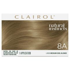 Natural Instincts 8A Linen, Màu tóc vàng lạnh trung bình bán vĩnh viễn