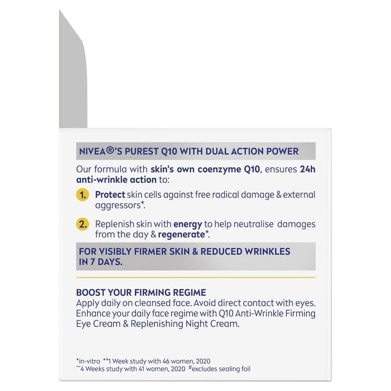 Kem dưỡng da ban ngày chống nhăn NIVEA Q10 SPF30 50ml