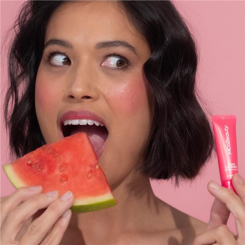 Son dưỡng môi MCoBeauty Glow Lip Balm màu dưa hấu MỚI