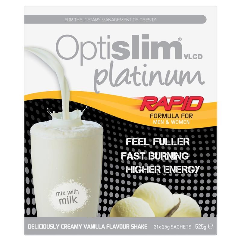 Optislim VLCD Platinum Vanilla Shake 21x25g Gói