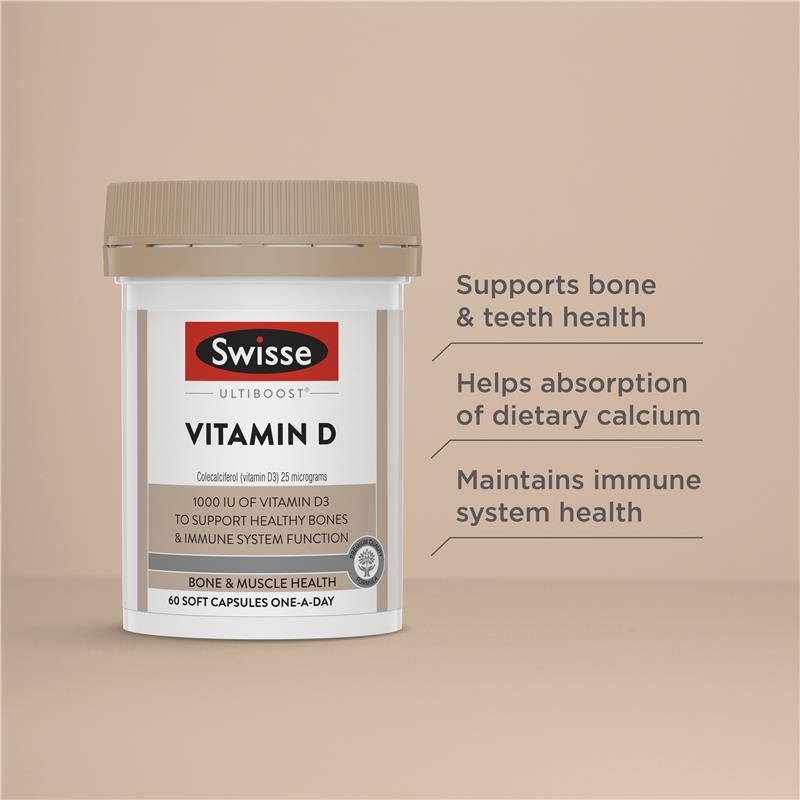 Swisse Vitamin D 60 Viên