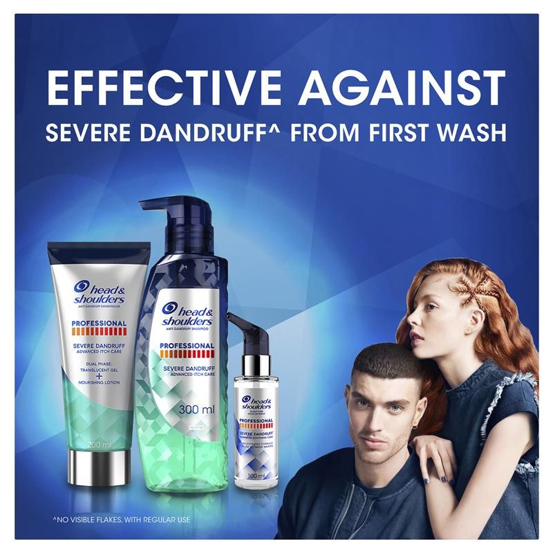 Dầu gội Head & Shoulders Professional Advanced Oil Control Shampoo trị gàu nặng 300ml
