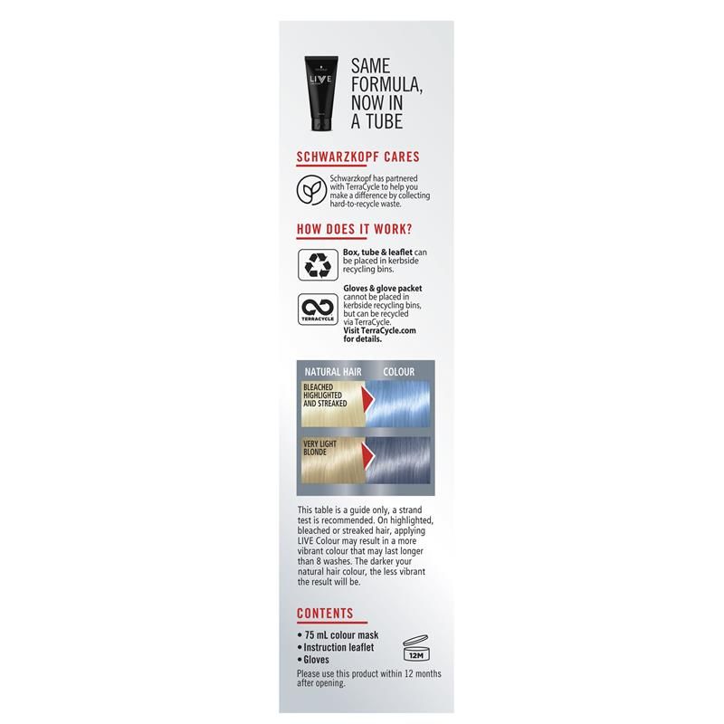 Schwarzkopf Live Colour Metallic Denim Steel 75ml