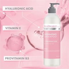 Dầu gội dưỡng ẩm Freshwater Farm Hyaluronic Shampoo Rosewater 500ml