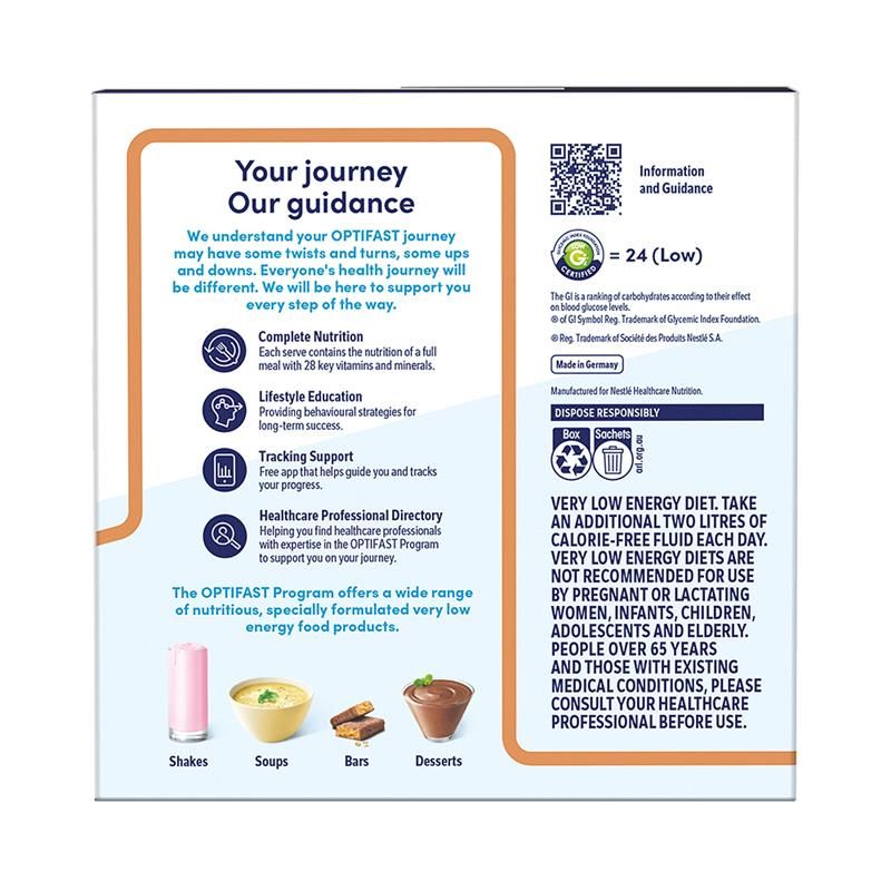 Optifast VLCD Shake Caramel 12 x 53g MỚI