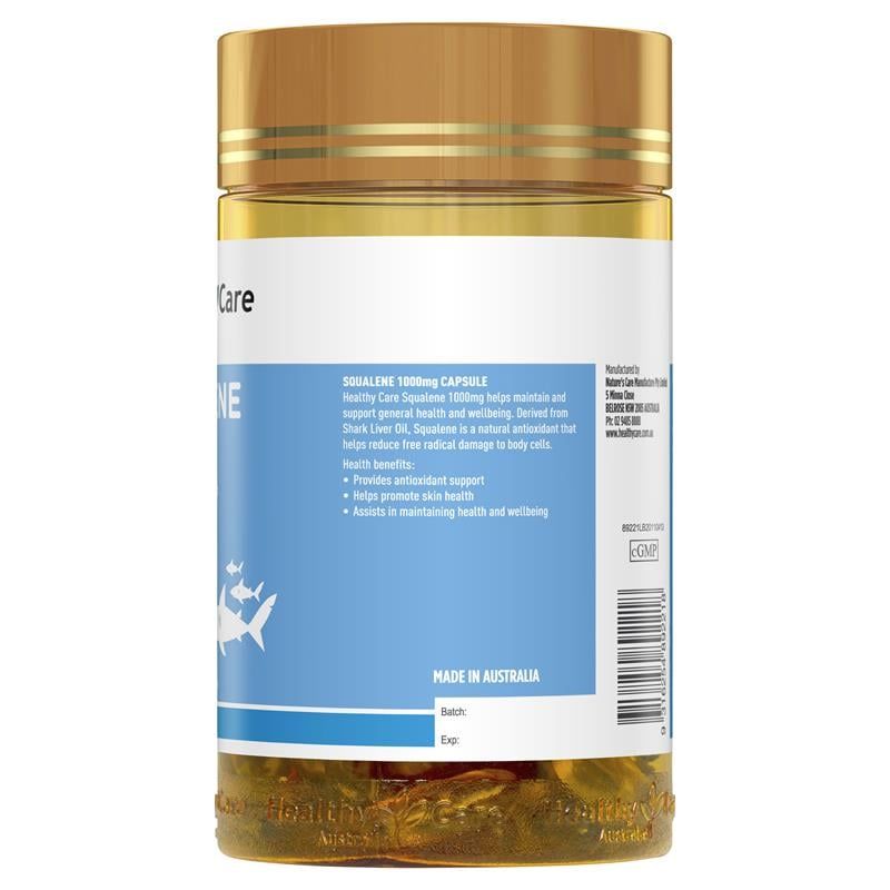 Healthy Care Squalene 1000mg 200 Viên Nang