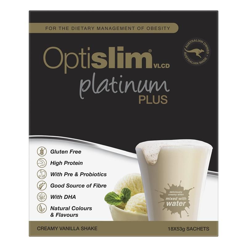 Optislim VLCD Platinum PLUS Vanilla 18x53g