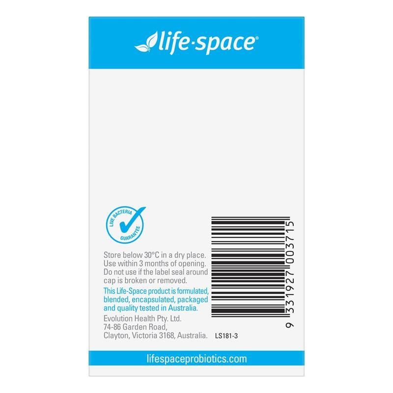 Viên uống bổ sung lợi khuẩn Life-Space Double Strength Probiotic 60 viên Kích thước độc quyền