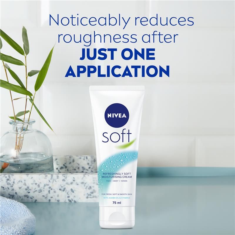 Kem dưỡng ẩm NIVEA Soft cho mặt, cơ thể, tay 75ml