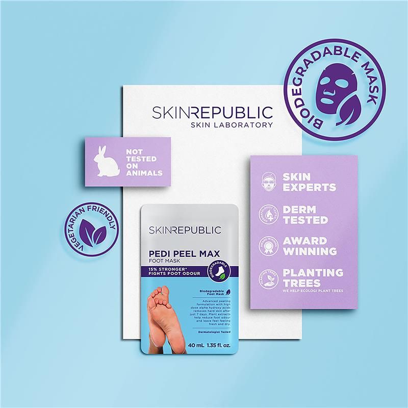 Liệu trình tẩy tế bào chết chuyên sâu Skin Republic Pedi Peel Max