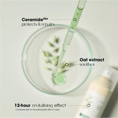 Dầu gội khô Klorane với yến mạch và Ceramide cho tóc đen 50ml