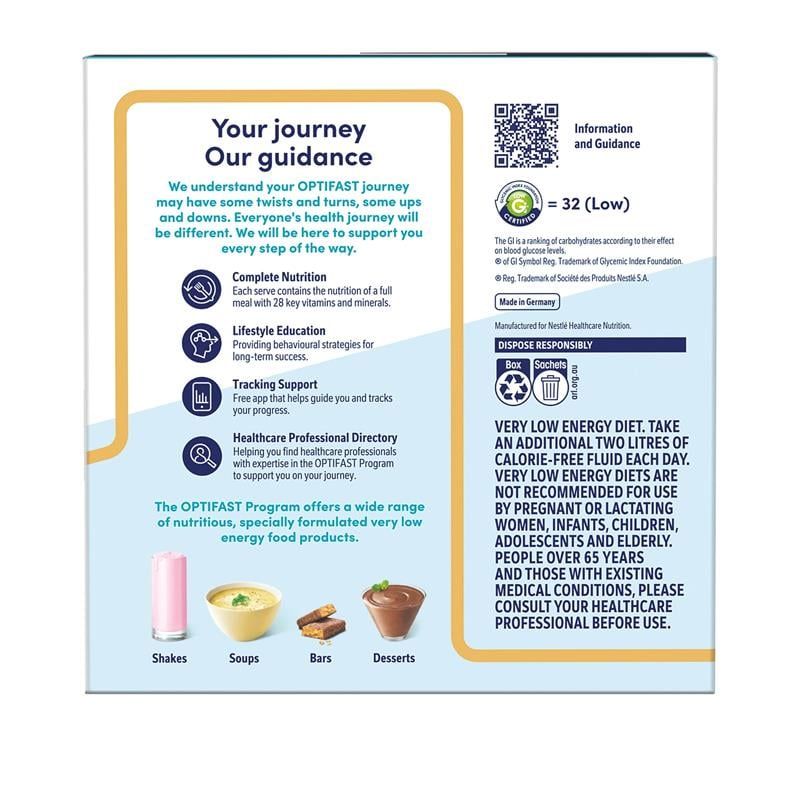 Optifast VLCD Protein Plus Shake Vani 10 Gói 630g