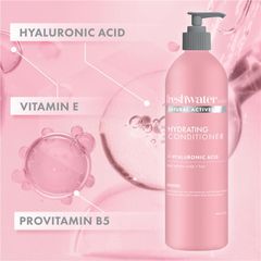 Dầu xả dưỡng ẩm Freshwater Farm Hydrating Hyaluronic Rosewater 500ml