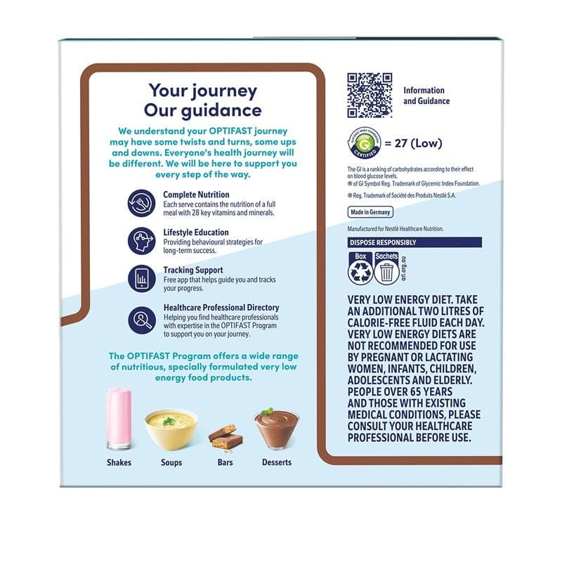 Optifast VLCD Protein Plus Shake Chocolate 10 gói 630g