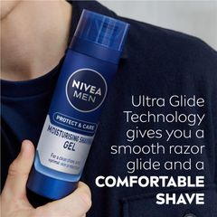 Gel cạo râu dưỡng ẩm NIVEA MEN Protect & Care 200ml