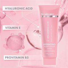 Mặt nạ dưỡng tóc Freshwater Farm Hydrating Hyaluronic Rosewater 240ml