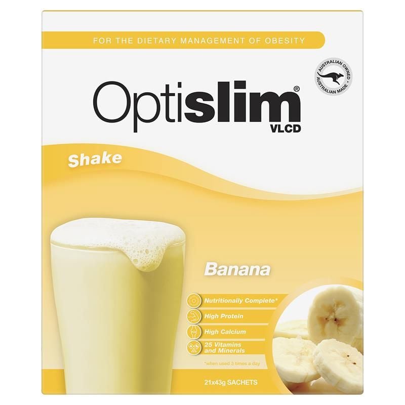 Optislim VLCD Meal Replacement Shake Banana 21x43g Gói