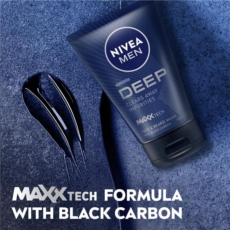Sữa rửa mặt NIVEA for Men Deep Face Wash 100ml