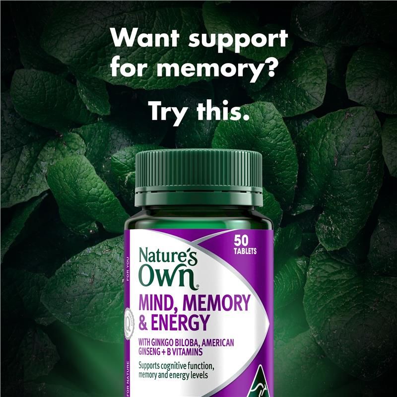 Nature's Own Mind Memory & Energy 50 viên
