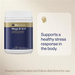 Bioceuticals Mega B Q10 120 Viên nang