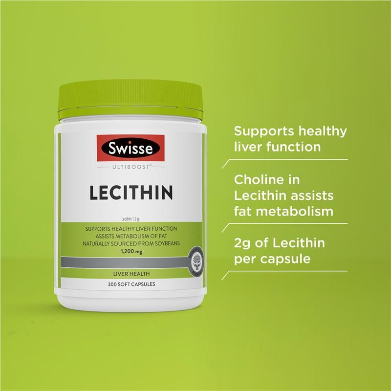Swisse Ultiboost Lecithin 1200mg 300 Viên Nang