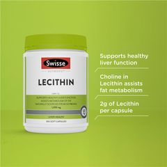 Swisse Ultiboost Lecithin 1200mg 300 Viên Nang