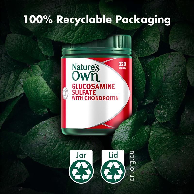 Viên uống bổ sung Glucosamine Sulfate có Chondroitin của Nature's Own 320 viên