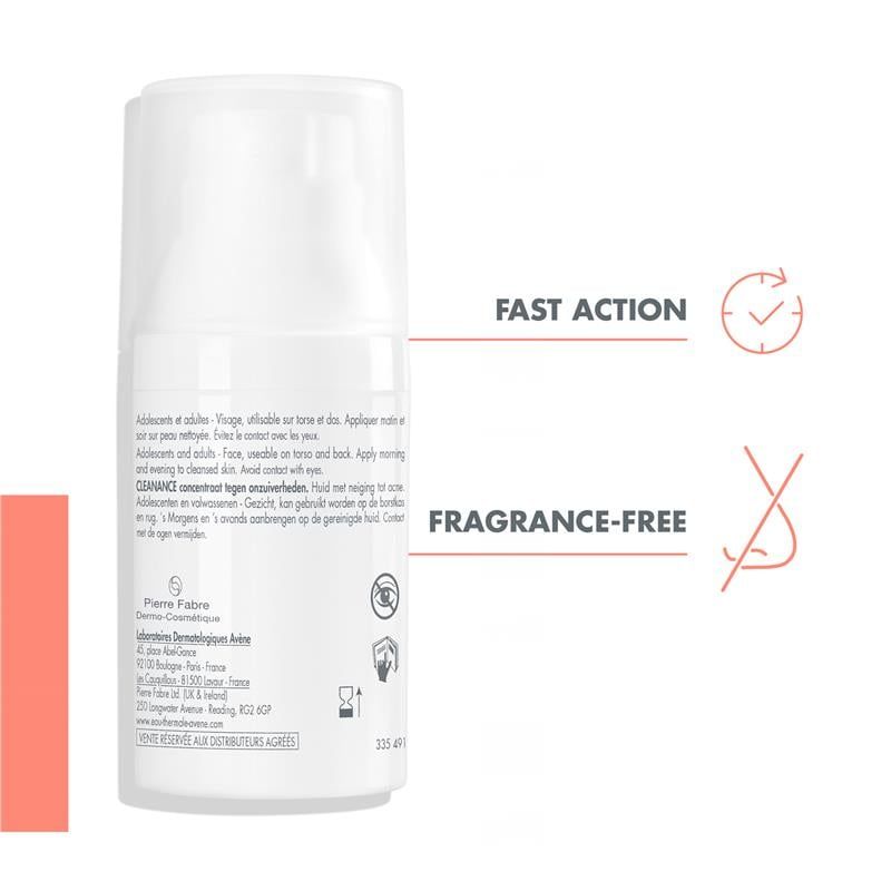 Avene Cleanance Comedomed Anti-Blemishes Concentrate 30ml - Kem dưỡng ẩm trị mụn