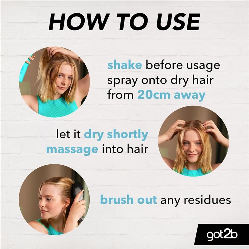 Dầu gội khô tạo độ phồng Got2b Fresh It Up 200ml