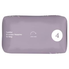 Tã Tooshies Eco với chất liệu tre hữu cơ cỡ 4 cho trẻ mới biết đi từ 10-15kg, gói 18 chiếc Chỉ bán trực tuyến